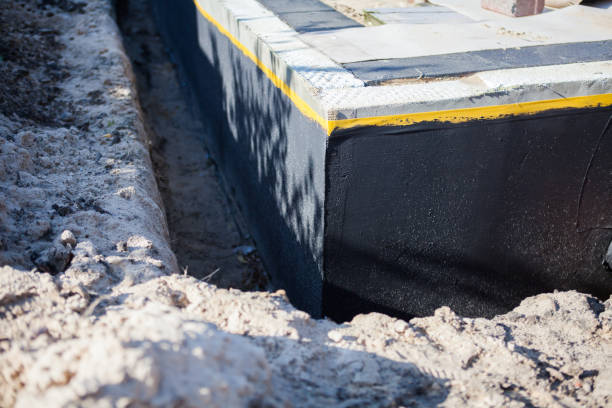 Residential Basement Waterproofing installation at a Oswego, KS home by SJ Waterproofing Pros
